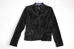 lot 474 image: Womens Black Velvet Blazer Size S
