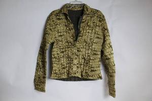 lot 477 image: Reversible Olive Green and Patterned Jacket