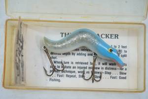 lot 47 image: Vintage Pulver Riser Fishing Lure - The Linebacker in original packaging