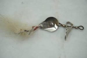 lot 125 image: Vintage Al Foss Shimmy Spinner Fishing Lure