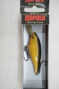 lot 131 image: Vintage Rapala Deep Runner Shad Rap in original packaging
