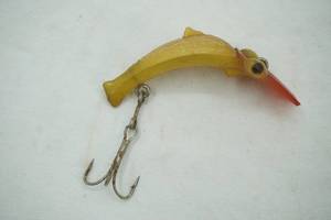 lot 159 image: Vintage Lucky Lady Tackle Co. Inner Glow Fishing Lure