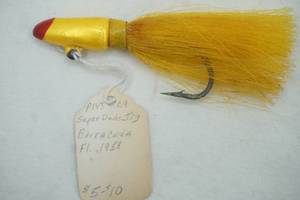 lot 174 image: Vintage Super Dude Jig Barracuda Fl. 1958