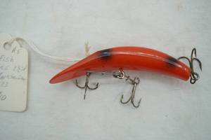 lot 178 image: Vintage Helin Tackle Co. Flatfish Fishing Lure