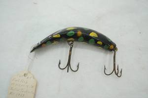 lot 188 image: Vintage wooden Helin Flatfish Lure