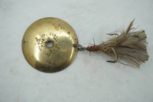 lot 237 image: Vintage Canadian Baits Round Spoon Lure