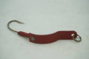 lot 363 image: Vintage Pork Rind Kicker Wiggler Lure