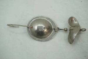 lot 440 image: Vintage Flutter Jack spinner spoon lure