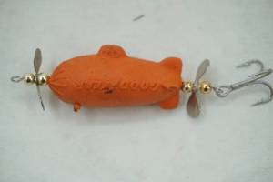 lot 479 image: Vintage Goodyear rubber blimp novelty lure