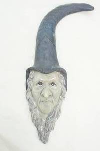 lot 524 image: Vintage Fantasy Wizard 10 wall decor knife