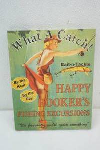 lot 532 image: What A Catch Bait-N-Tackle canvas 10x 5