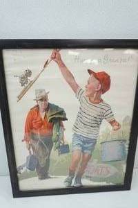 lot 552 image: Hurry Up Grandpa framed poster 17.5x22