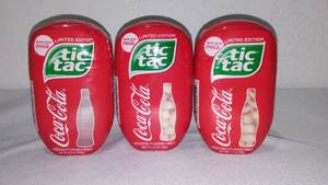 lot 503 image: Tic Tac Coca-Cola Flavored Mints (3)