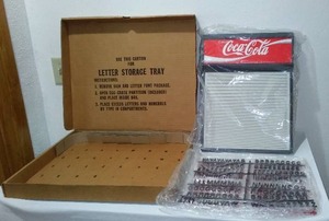 lot 569 image: Coca-Cola, Coke New Message Menu Board With Letters.