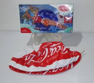 lot 586 image: Coca-Cola, Coke  Barbie Splash And Inflatable Beach Ball.