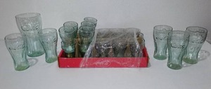 lot 601 image: Coca-Cola, Coke  Glasses 2.5 Oz (20), 6 Oz (5) 16 Oz.