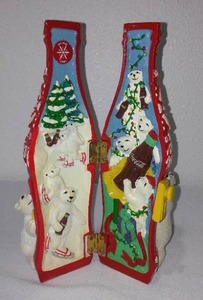 lot 602 image: Coca-Cola, Coke  2008 Hinged Christmas Bottle