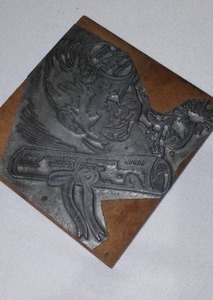 lot 648 image: Coca-Cola, Coke  Print Metal Die.