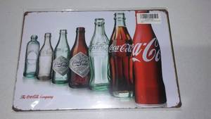 lot 664 image: Coca-Cola, Coke  Metal Sign.