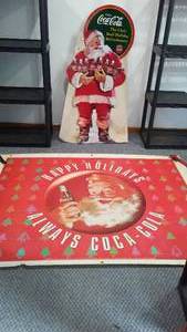 lot 507 image: Coca-Cola, Coke Vintage Holiday Signage.