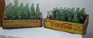 lot 525 image: Coca-Cola, Coke Fargo Moorhead Wood Crates with Bottles (2)
