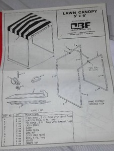 lot 627 image: Coca-Cola, Coke Lawn Canopy.