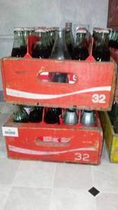 lot 660 image: Coca-Cola, Coke  Vintage Wood Crate With Contents (2)