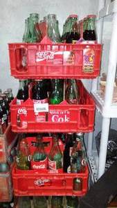 lot 661 image: Coca-Cola, Coke  Plastic Crates With Bottles (3)