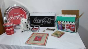 lot 704 image: Coca-Cola, Coke Variety Glasses, Signs, Novelty And More.