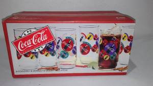 lot 727 image: Coca-Cola, Coke Glass Tumbler (8)