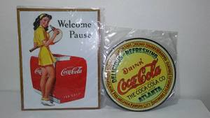 lot 728 image: Coca-Cola, Coke Metal Signs (2)