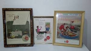 lot 729 image: Coca-Cola, Coke Vintage Prints (3)