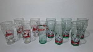 lot 740 image: Coca-Cola, Coke Holiday Bell Glass (10)
