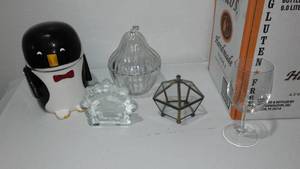 lot 531 image: MN Loon, Penguin, Stemware (10) and More.