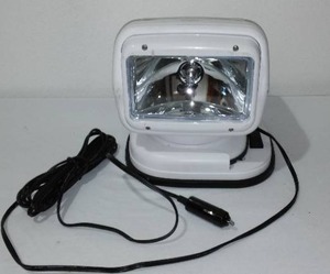 lot 616 image: Golight, Portable Halogen Spotlight. Missing Remote.