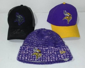 lot 635 image: Autographed NFL Vikings Hat, Chag Greenway No. 52 and more.