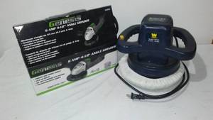 lot 675 image: Genius 6 Amp Angle Grinder and WEN 10 Orbital Buffer.
