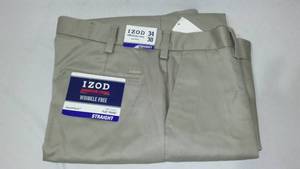 lot 731 image: Izod  3430 Tan Dress pants.