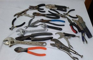lot 777 image: Pliers, & Vice Grips, And Wrenches.