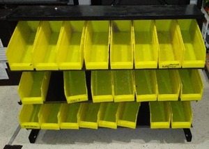 lot 795 image: 24-Compartment Parts Storage.