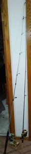 lot 806 image: Fishing Zebco  Diwai  Rods and Reels (2)