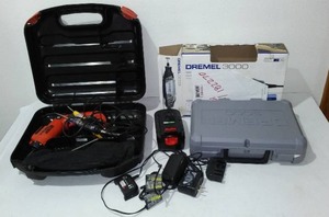 lot 813 image: Dremel 3000, B&D Drill, Battery , Charger.