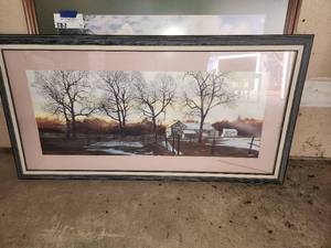lot 74 image: Framed Art