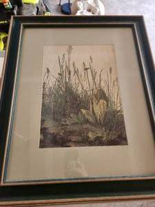 lot 104 image: Framed Art