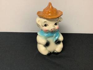 lot 128 image: Vintage American Bisque Cookie Jar