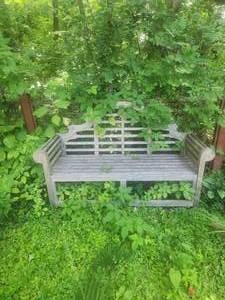 lot 142 image: Wooden Bench