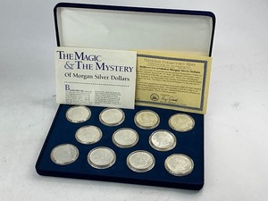 lot 18 image: AMAZING 10pc BU Morgan Silver Dollar Set mostly 61-64