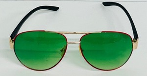 lot 131 image: Vintage Green Tinted  Aviator Style Sunglasses