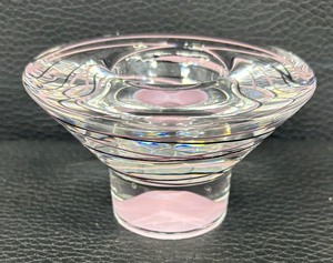 lot 99 image: Nybro Roulette Candleholder