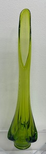 lot 22 image: Vintage Mid Century Viking Glass Epic Drape Swung Vase